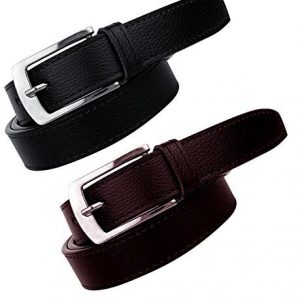 Pack 2 Genuine Leather Belts