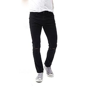 Knee Cut Men’s Slim Black